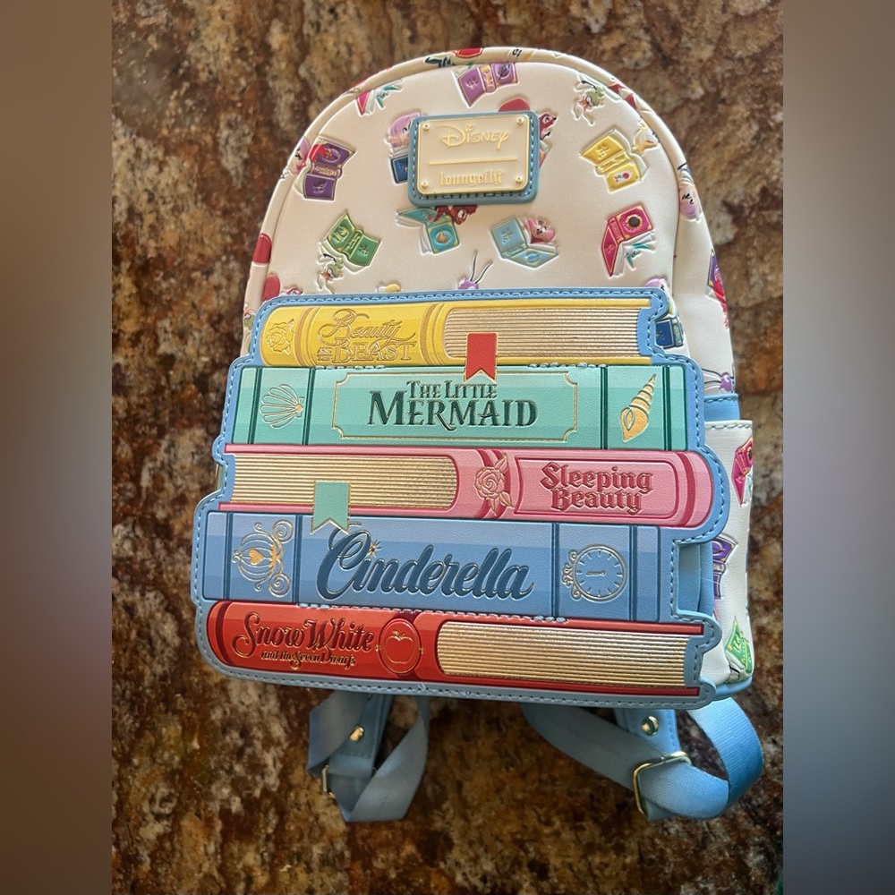 Loungefly Disney Princess Book Mini Backpack